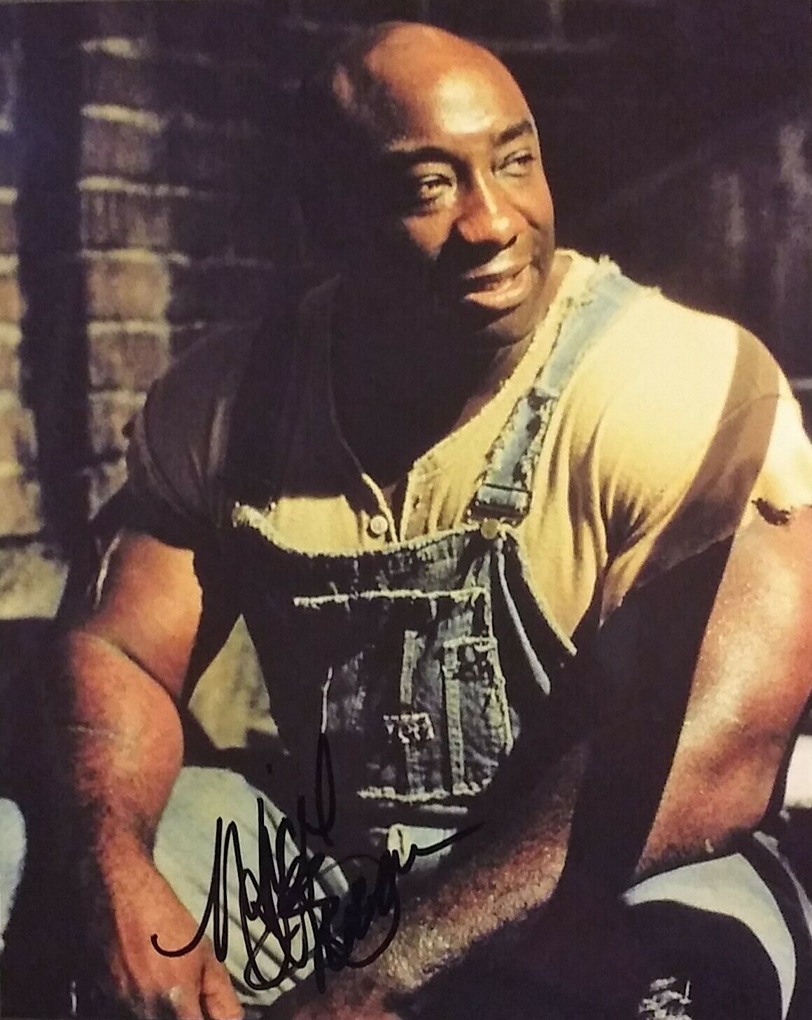 Michael Clarke Duncan signed 8x10 COA BECKETT