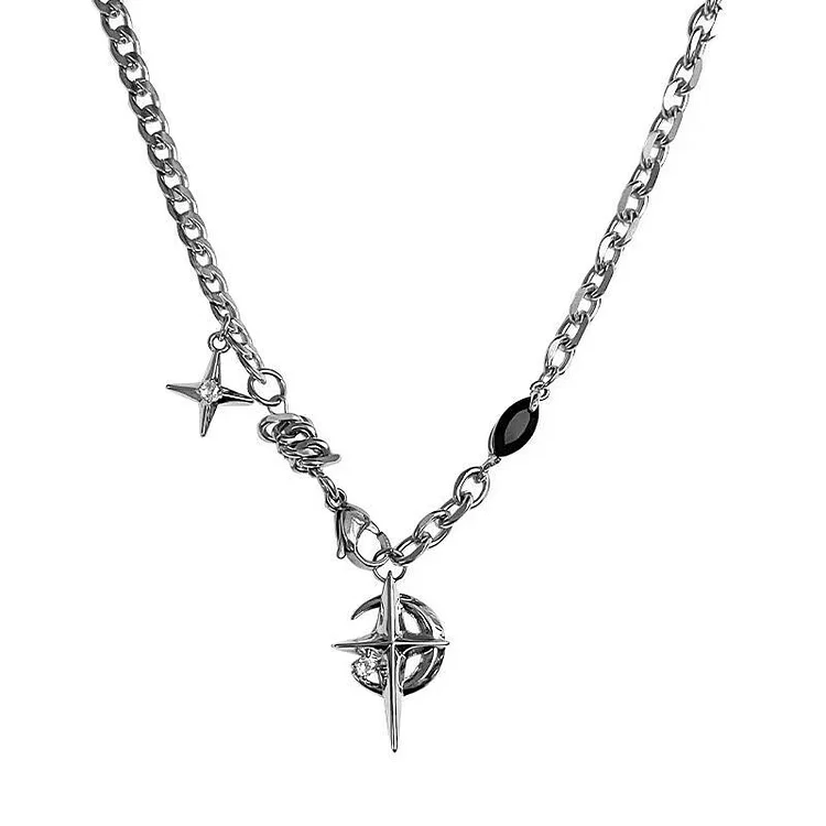 Unisex Hip Hop Street Necklace Collarbone Chain