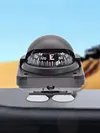 Car Dashboard Compass Multi-function Navigation Magnetic Compass for Camping