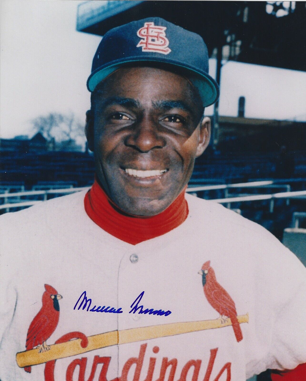 Signed 8x10 MINNIE MINOSO St. Louis Cardinals Autographed Photo Poster painting - COA