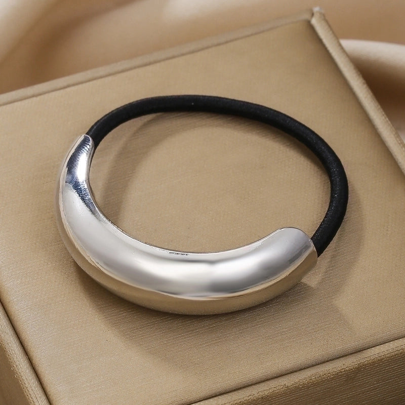 Women’s Elegant Streetwear Geometric Bow Knot Alloy Hair Tie