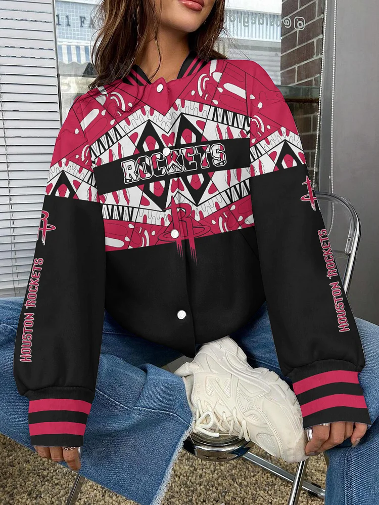 Houston Rockets Limited Edition Full-Snap Casual Jacket
