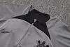 Joyfball 2024/2025 Corinthians Half-Pull Training Suit grey Football Shirt 1:1 Thai Quality