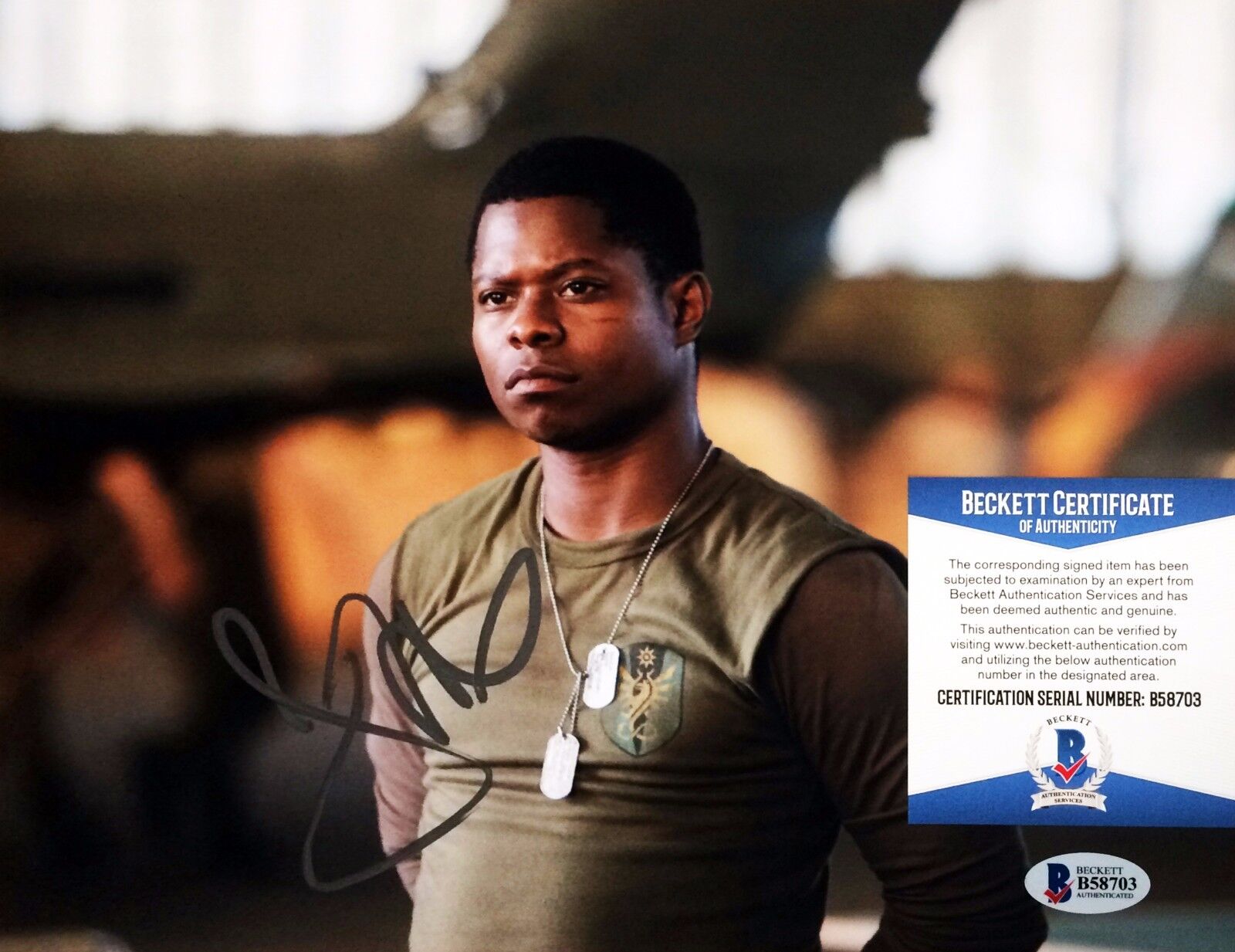 Jason Mitchell Signed Autographed 8x10 Photo Poster painting BAS Cert # B58703