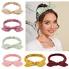 Plain Colors Bowknot Elastic Hair Head Bands