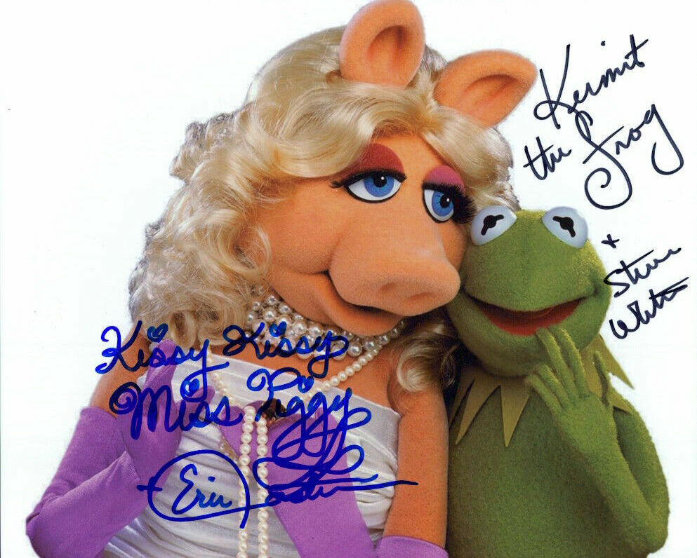 The Muppets (Eric Jacobson & Steve Whitmire) signed authentic 8x10 Photo Poster painting COA