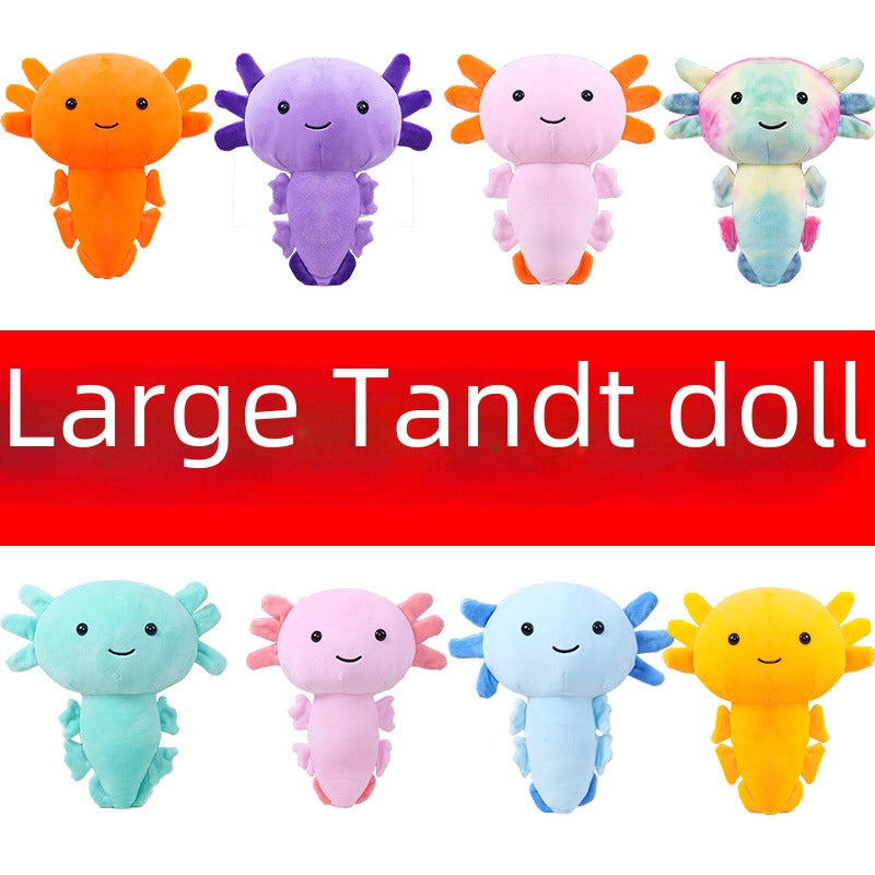 Direct Salamander Doll Plush Toy Axoiotl Hexagonal Dinosaur Doll Spot