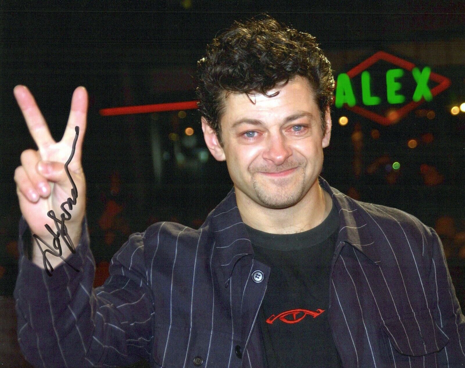 Andy Serkis head shot autographed Photo Poster painting signed 8x10 #4