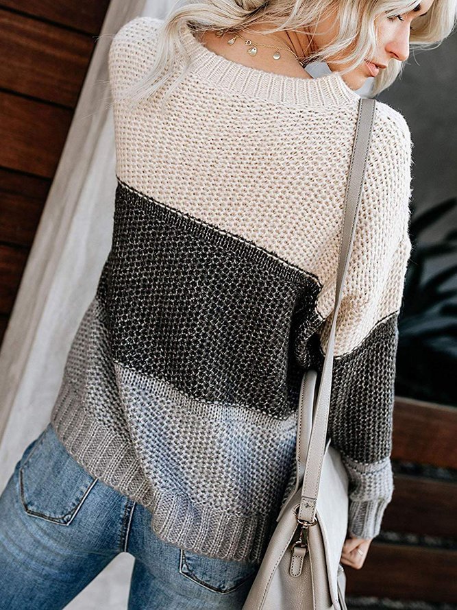 Long Sleeve Crew Neck Sweater