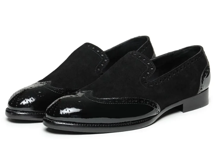 Men's Wingtip Brogue Leather Formal Shoes