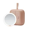 Portable LED Lighted Makeup Mirror With Integrated Mirror Foldable Giftled