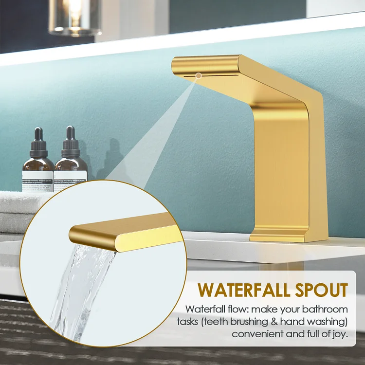 SFS1008-GD EVERSTEIN Two-Handle Widespread Bathroom Faucet in