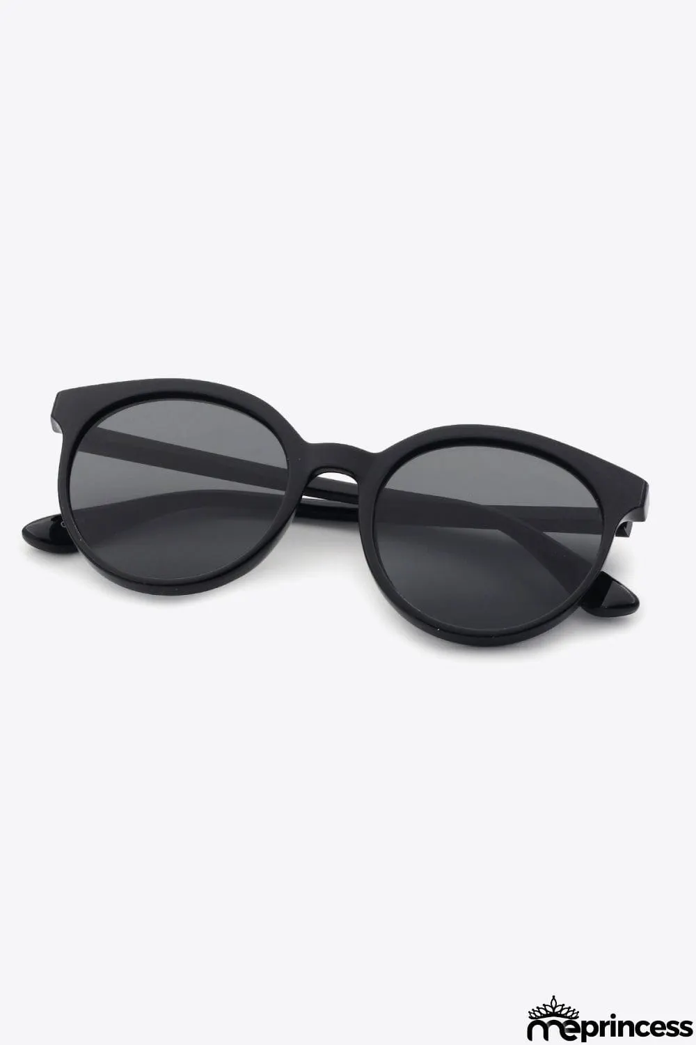 Round Full Rim Polycarbonate Frame Sunglasses