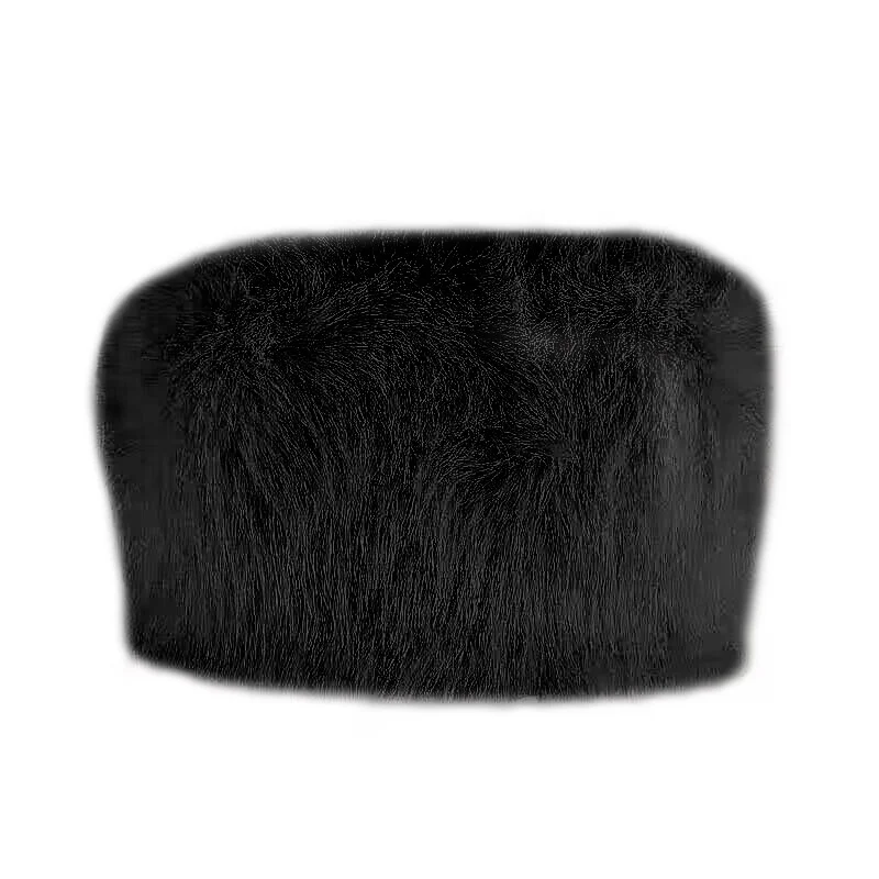 Uveng Uveng 2023 New Spice Girl Fried Street Women's Sexy One Word Shoulder Sling Sweet Hair Hair Super Short Vest