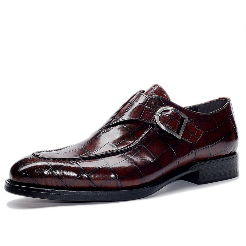DANRRIO Crocodile Print Monk Shoes DANRRIO.COM DANRRIO
