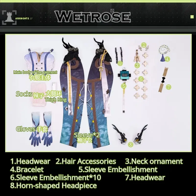 [Wetrose] In Stock Arknights: Endfield Jsspsi Game Outfit Full Set Cosplay Costume 
