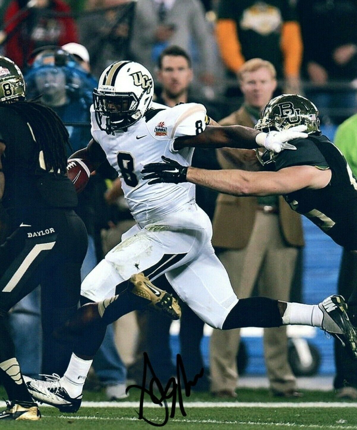 Storm Johnson UCF Knights Signed 8x10 Photo Poster painting Autographed COA 5