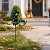 Halloween Witch Cauldron Garden Light for Lawn Porch Patio Walkway Entryway