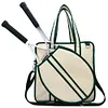 [US Local Warehouse] Tennis Tote Bag Large Tennis Bag Sports Handbag Pickleball Bag for Men and Women