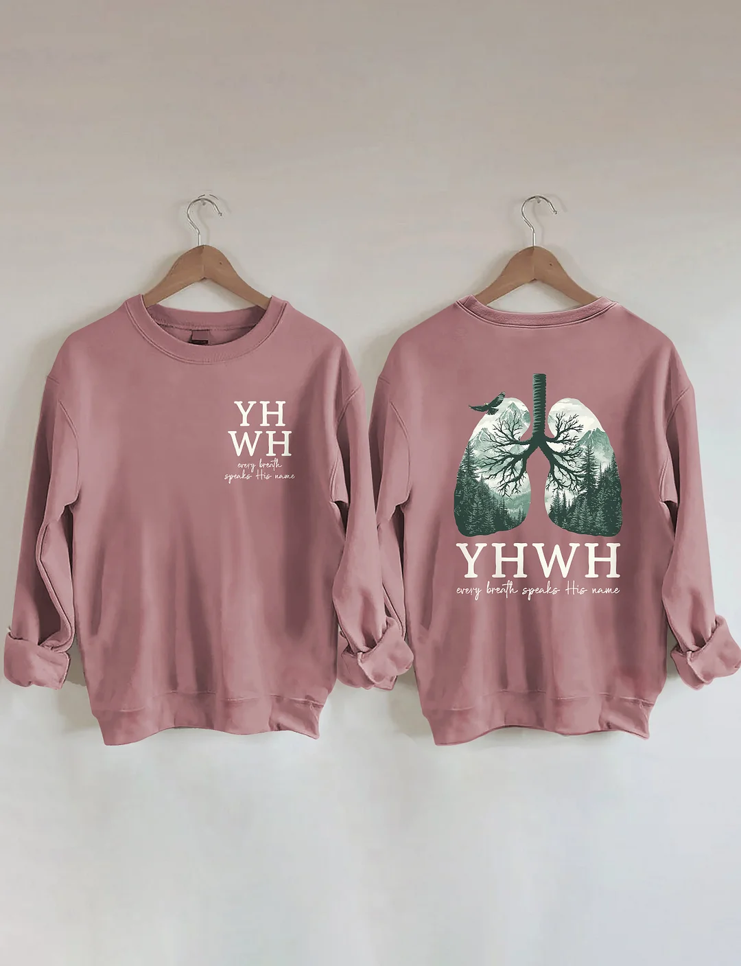 YHWH Lungs Christian Sweatshirt