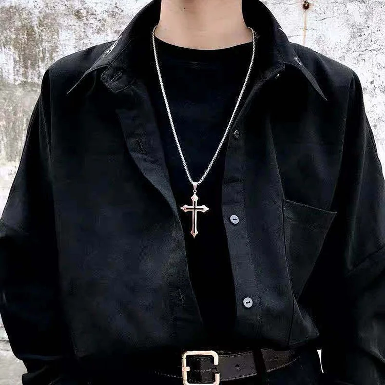 Religious Cross Pendant Necklace