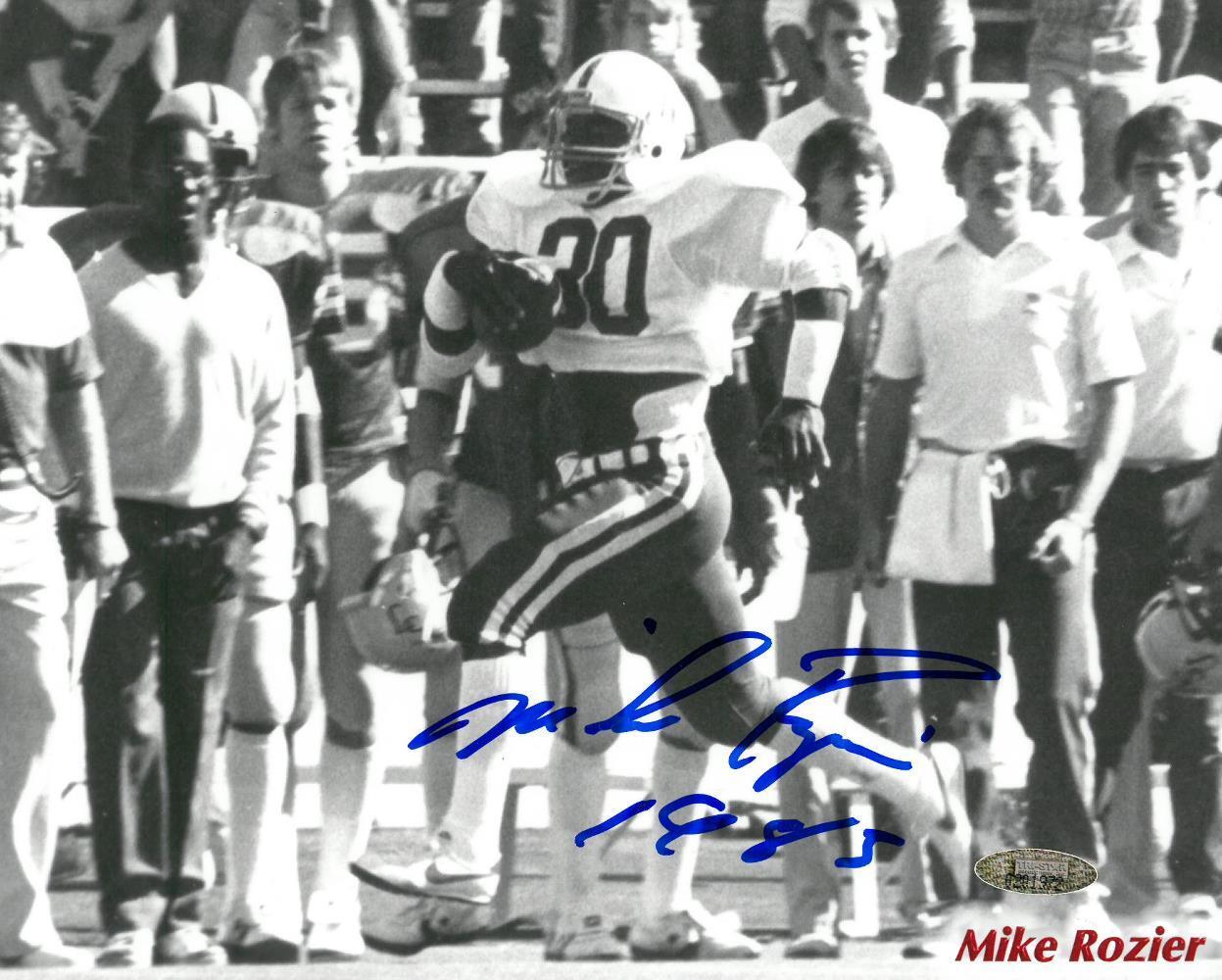 Mike Rozier Signed Nebraska Heisman Winner Autographed 8x10 Photo Poster painting Tristar