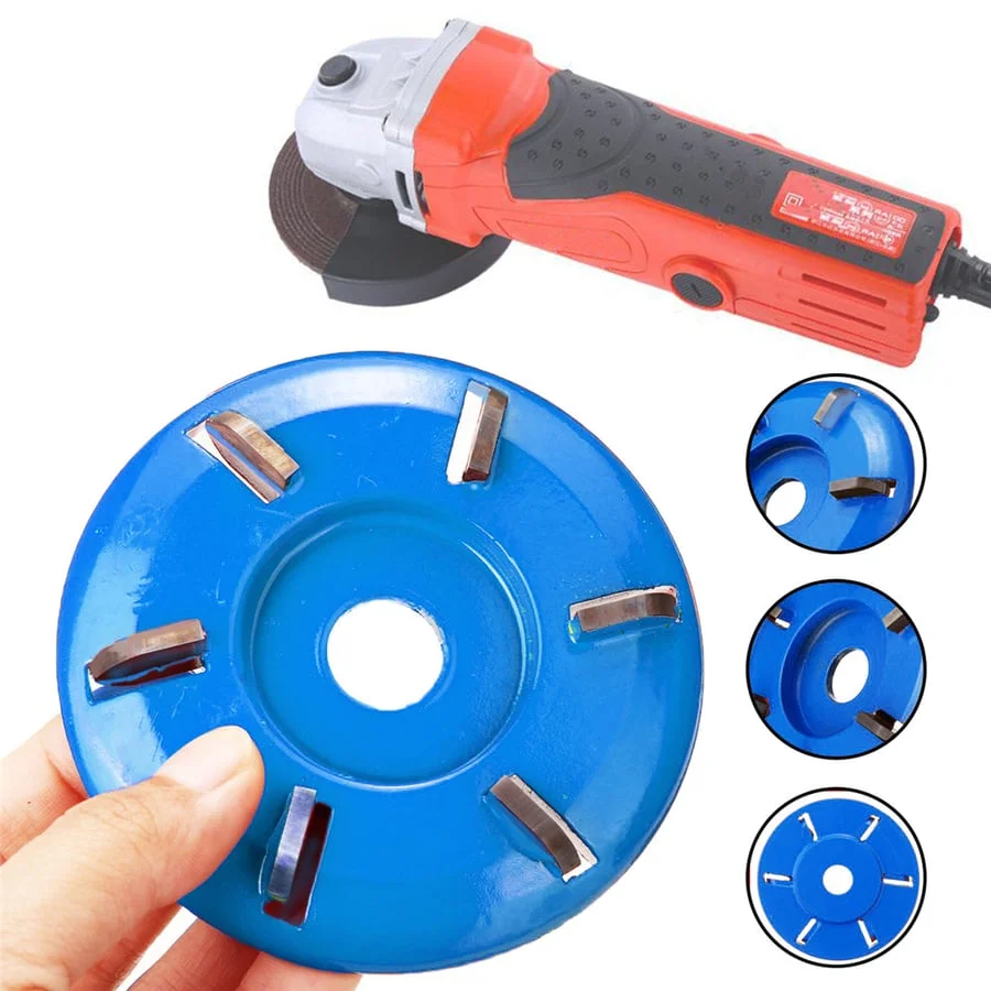 Woodworking angle grinder six-tooth blade