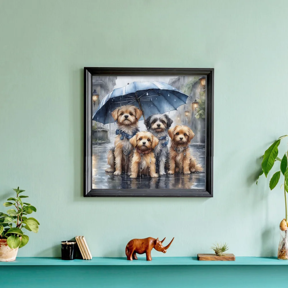 Diamond Painting - Full Round Drill - Dogs(Canvas|40*40cm)