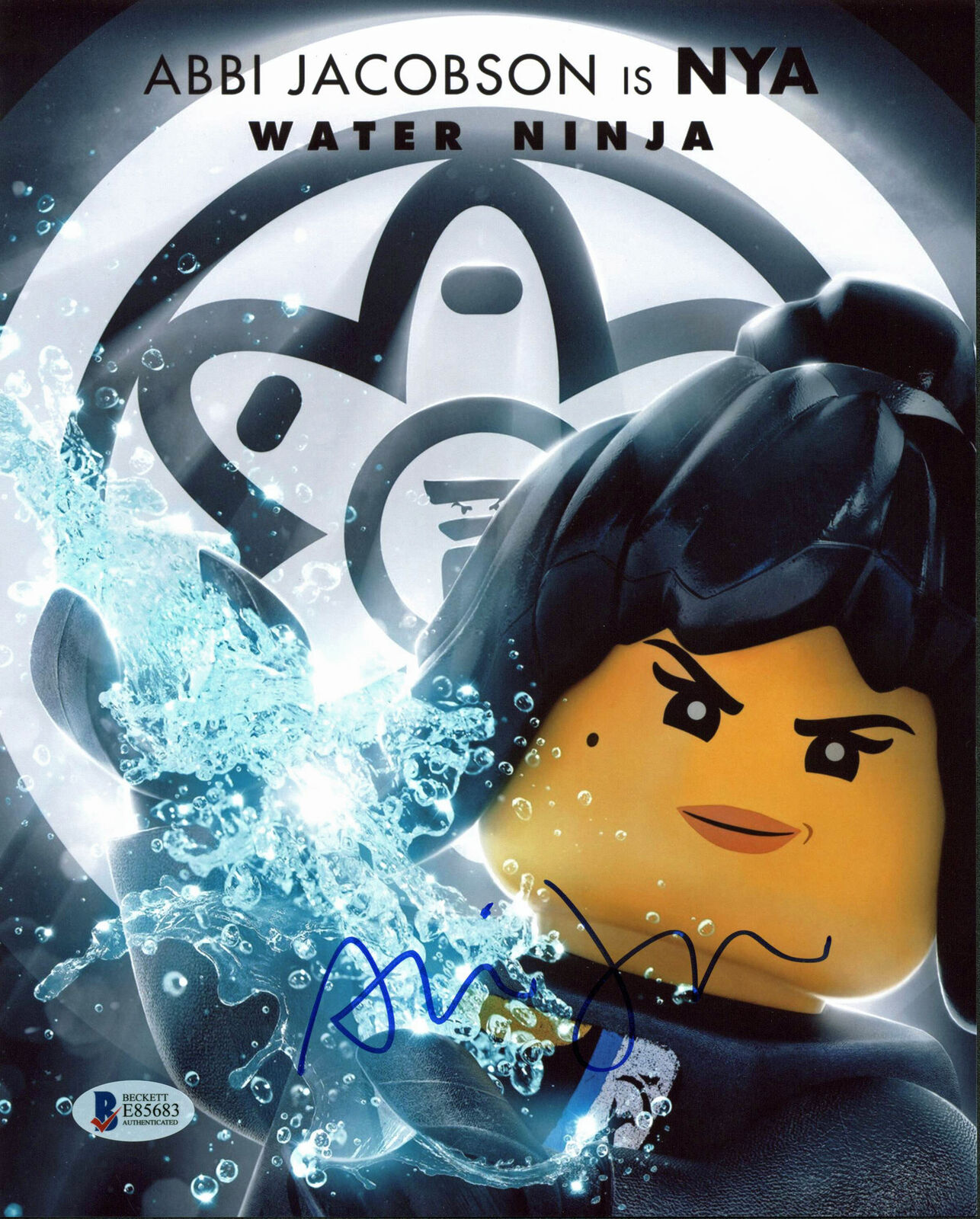 Abbi Jacobson The Lego Ninjago Movie Authentic Signed 8x10 Photo Poster painting BAS #E85683