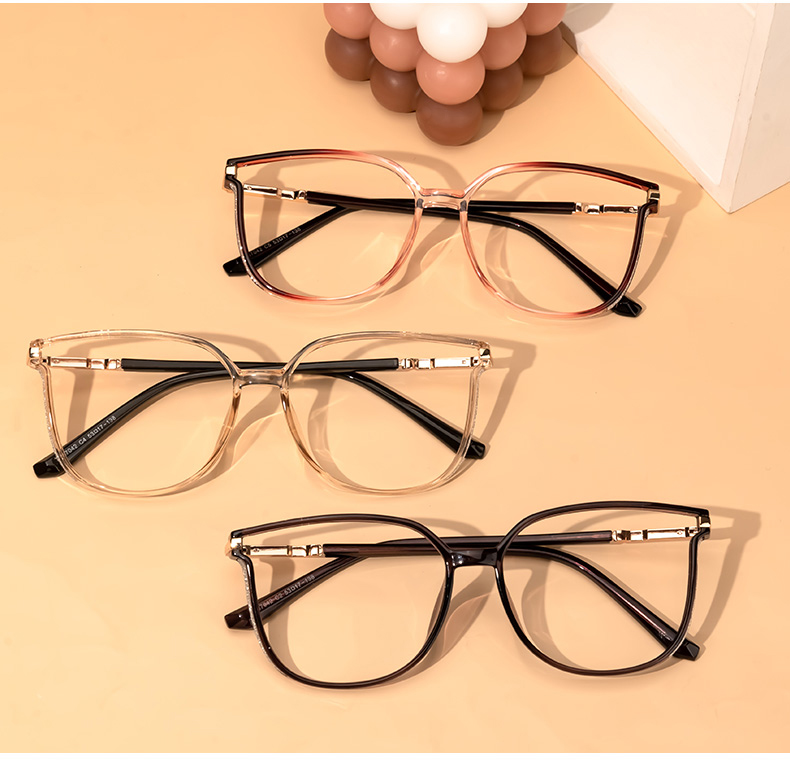 Cora Rot-Schwarz Cateye Brille