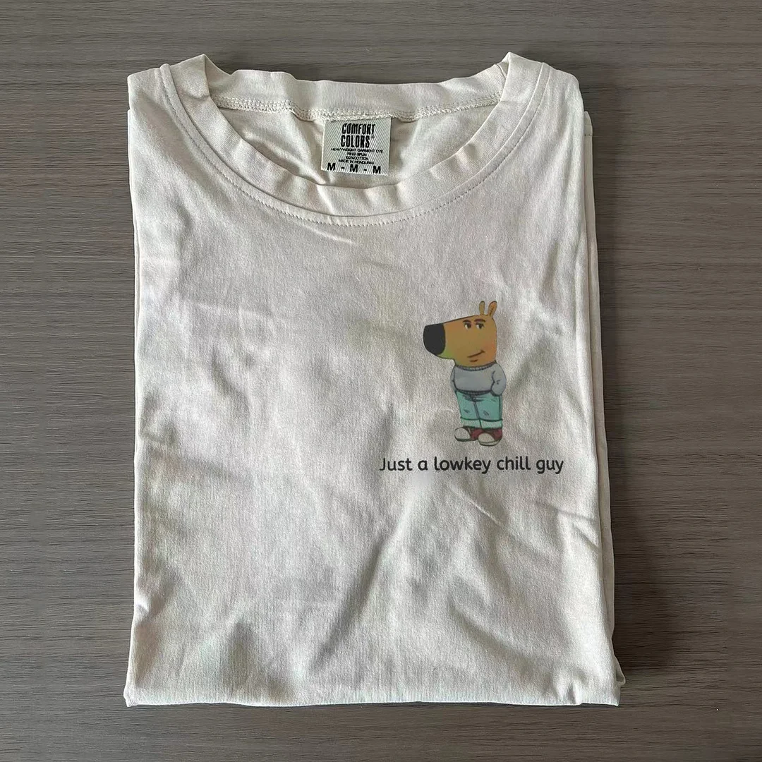 Eagerlys Just a low key chill guy meme T-Shirt Eagerlys