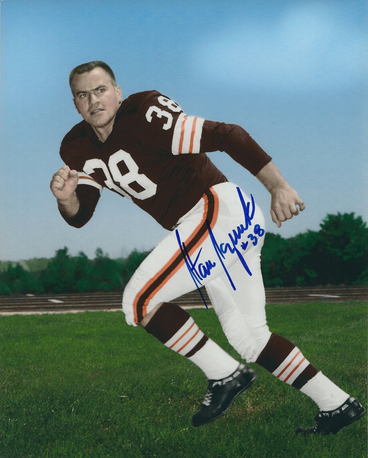 Signed 8x10 STAN SZYUREK CLEVELAND BROWNS Autographed Photo Poster painting - w/COA