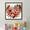 Love Flowers And Robins-11CT Stamped Cross Stitch 40*40cm/15.75*15.75in tapestrymarket