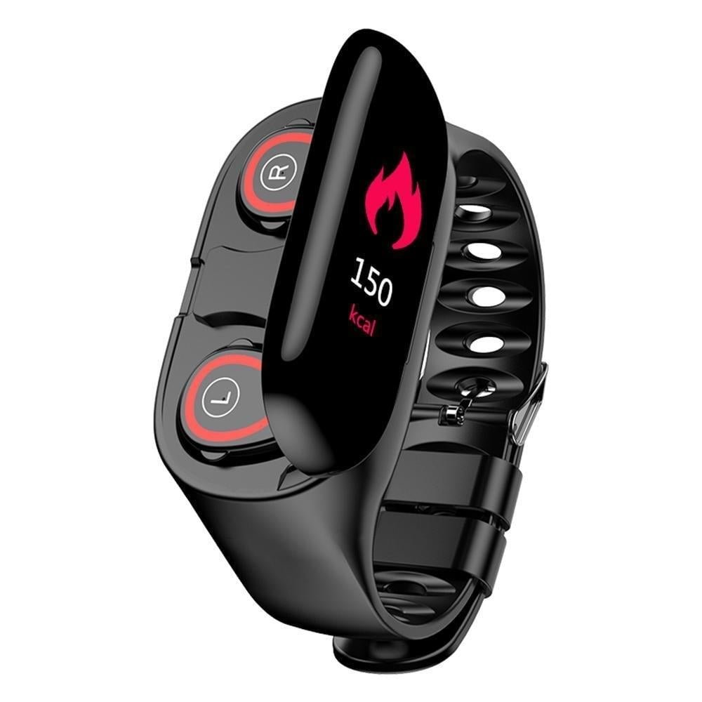 2 in 1 Smart Watch with Bluetooth 5.0 Earbuds - Trackbuds - vzzhome