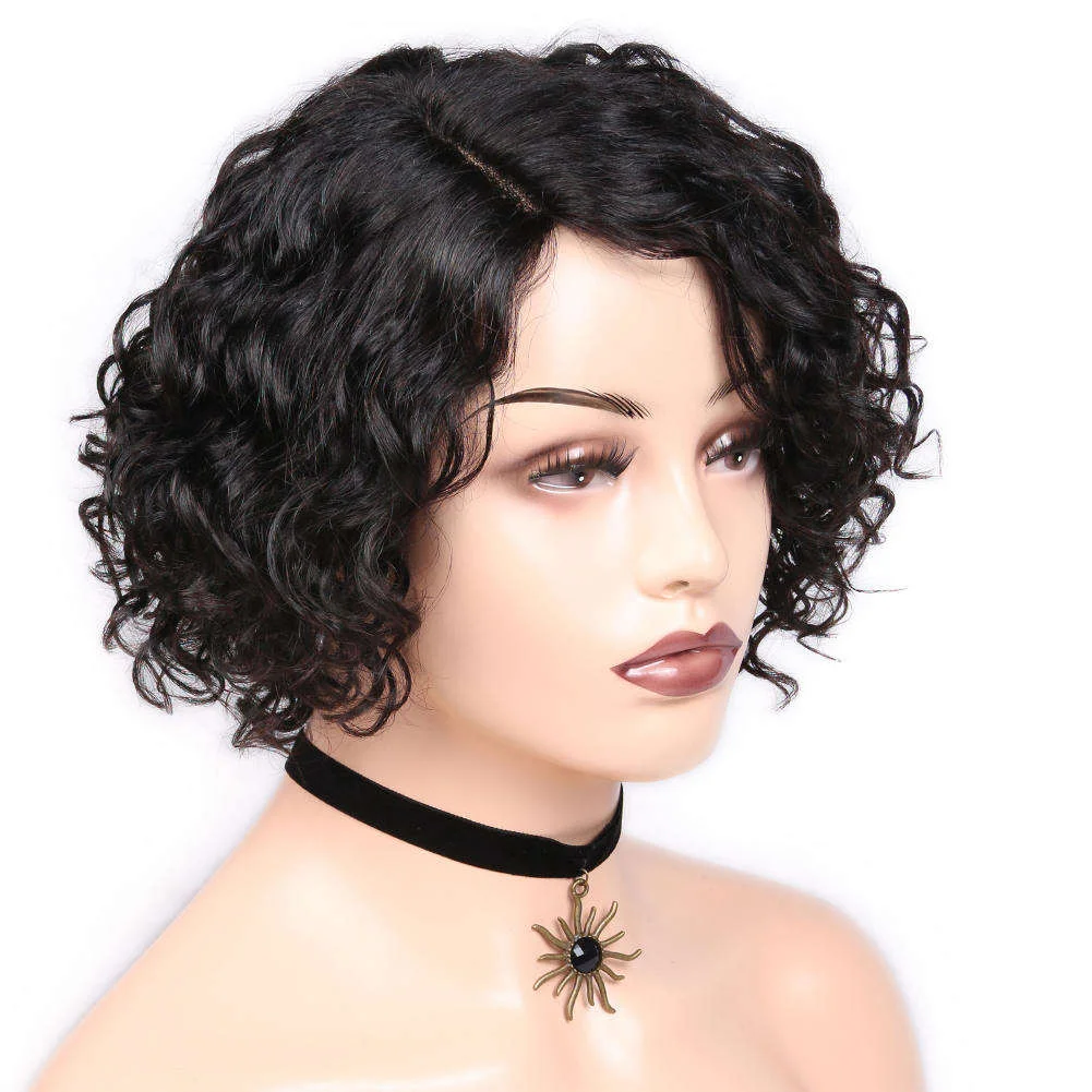 Wignee Affordable Loose Wave Short Bob 2x4 Lace Part Human Hair Wigs Wignee hair