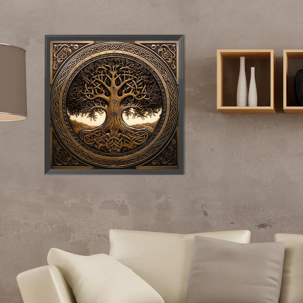 Diamond Painting - Full Round Drill - Tree of Life(Canvas|40*40cm)