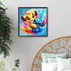 Diamond Painting -DIY Round Drill Cartoon Lions and Stitch