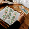 4pcs DIY Plant Diamond Painting Bookmark