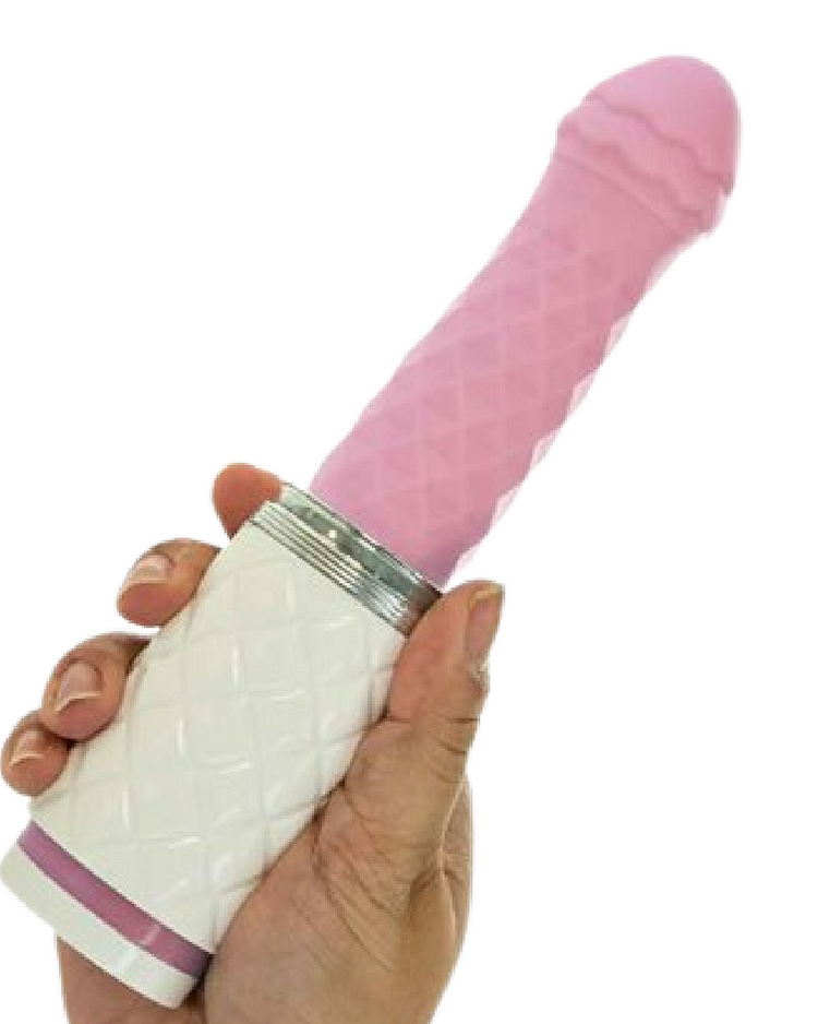 pornhint Pornhint Pillow Talk Feisty Thrusting Vibrator - Pink