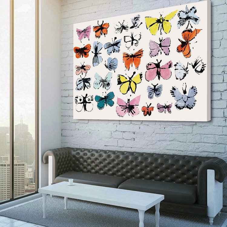 Andy Warhol - Butterflies (1955) Canvas Wall Art MusicWallArt