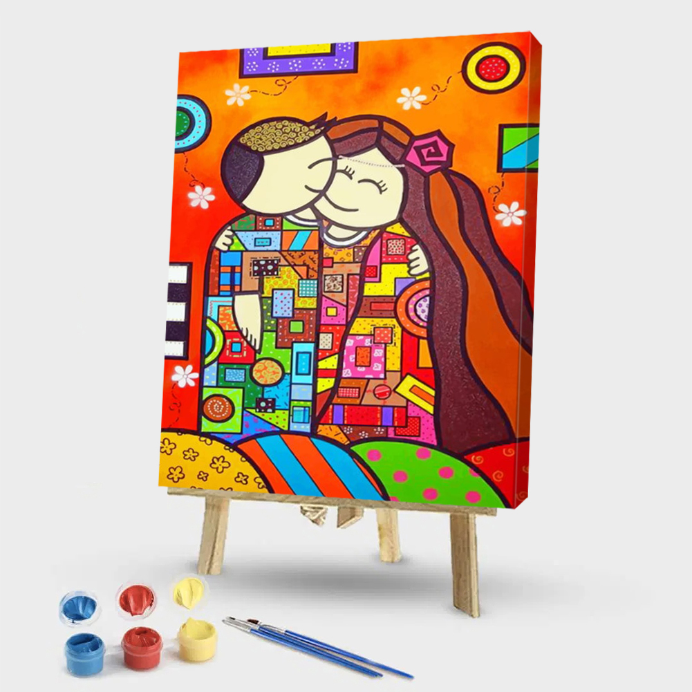 

40*50CM - Paint By Numbers - Sweet Lovers, 501 Original
