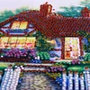 Cottage Garden View   | Crystal Rhinestone  | Diamond Painting Kits