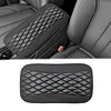 Car Center Console Cover, Universal Leather Waterproof Armrest Seat Box Cover Protector, Comfortable Car Decor Accessories Fit for Most Cars, Vehicles, SUVs-Black
