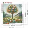 5D DIY Full Round Drill Diamond Painting Easter Kit Home Decor Art Craft 30x30cm (D)
