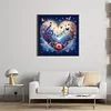 Heart-Shaped Flowers-11CT Stamped Cross Stitch 40*40cm/15.75*15.75in tapestrymarket