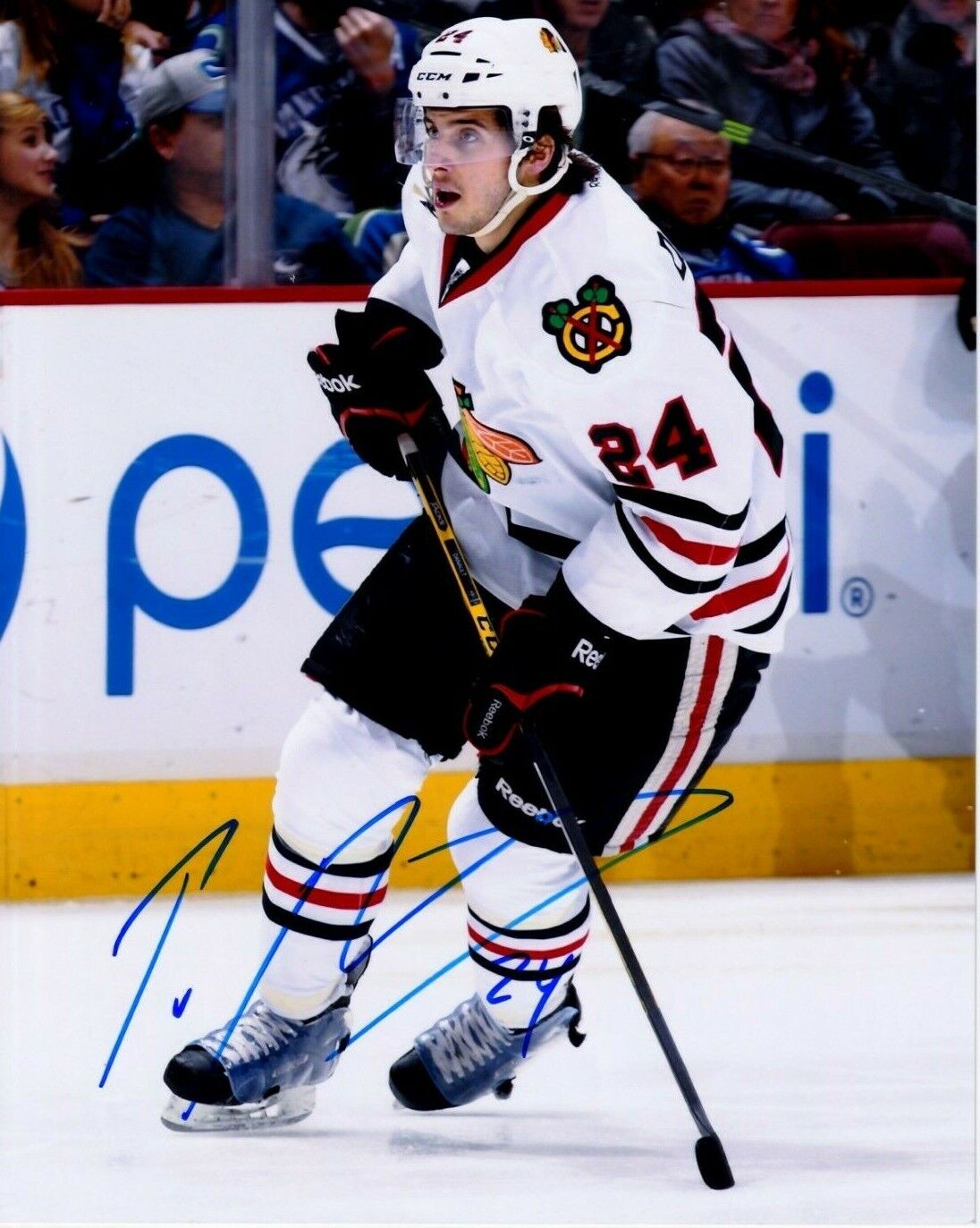 PHILLIP DANAULT autographed SIGNED CHICAGO BLACKHAWKS 8x10 Photo Poster painting