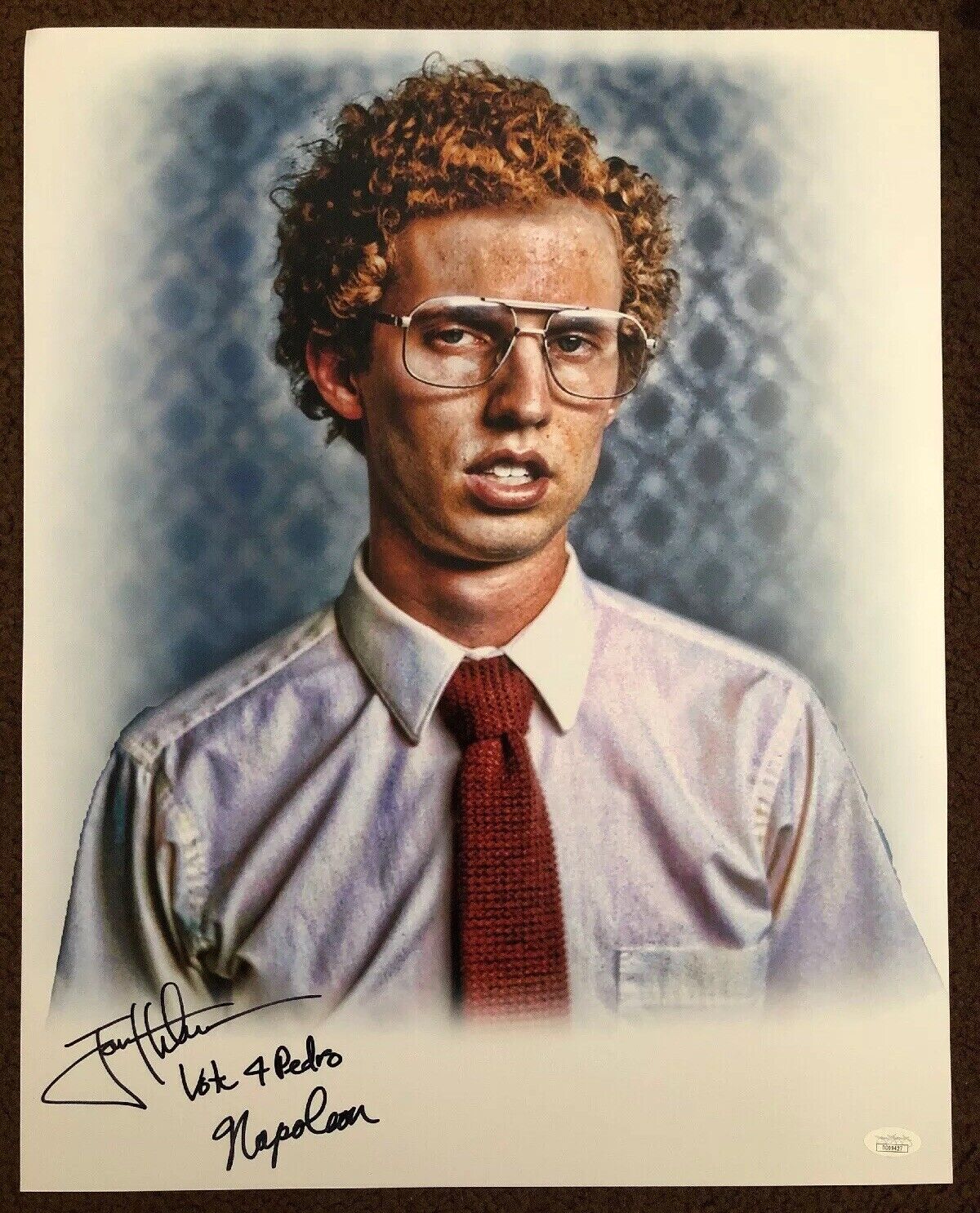 John Heder Signed Napolean Dynamite 16x20 Photo Poster painting JSA COA 3