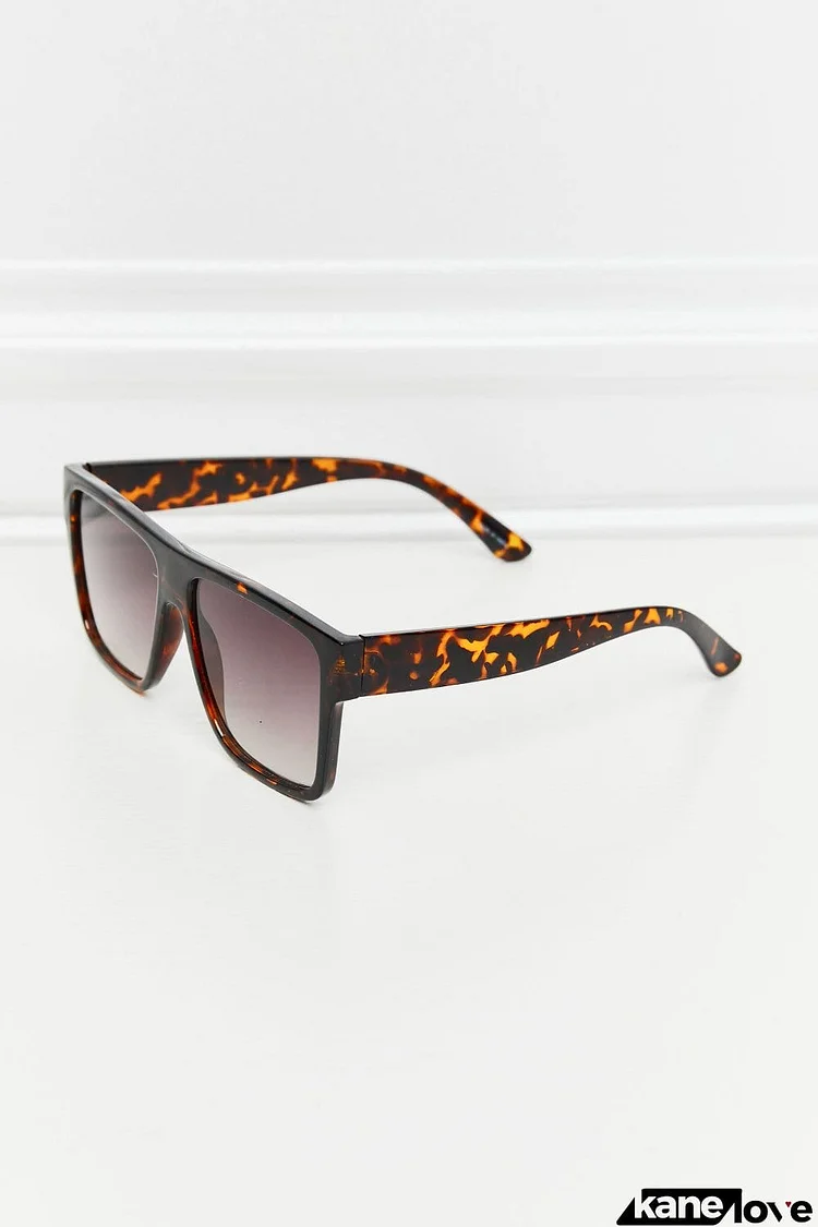 Tortoiseshell Square Full Rim Sunglasses