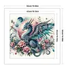 Flower Dragon-11CT Stamped Cross Stitch 50*50cm/19.69*19.69in