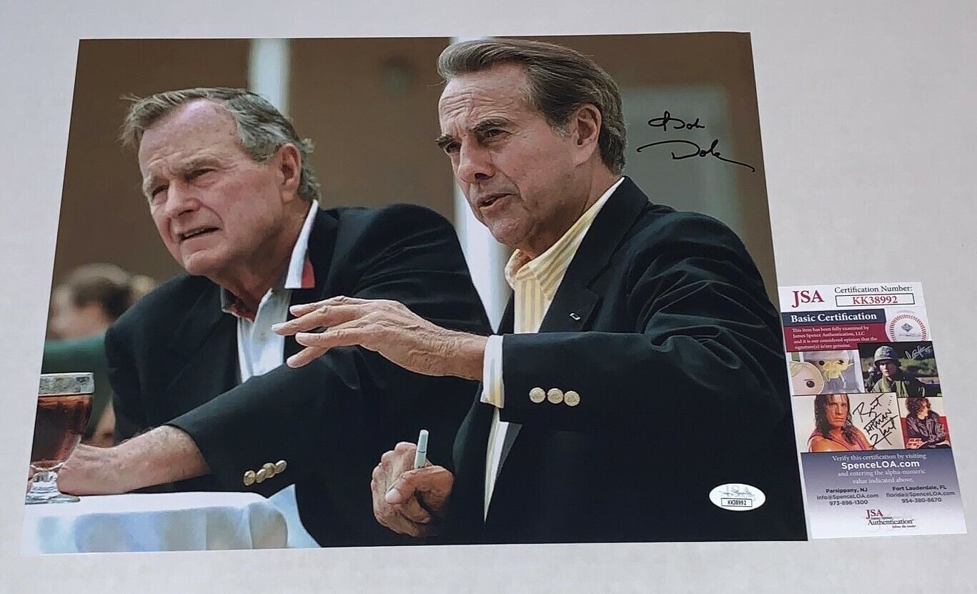 Bob Dole USA Senator Presidential Candidate signed 11x14 Photo Poster painting autographed JSA